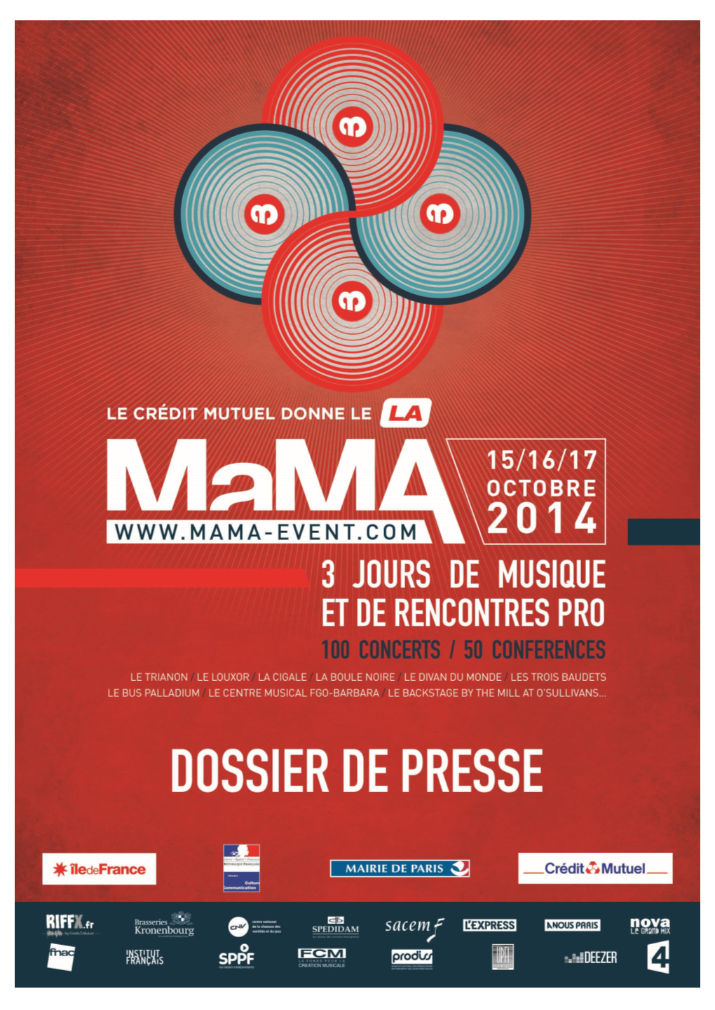 Dossier De Presse Mama 2014