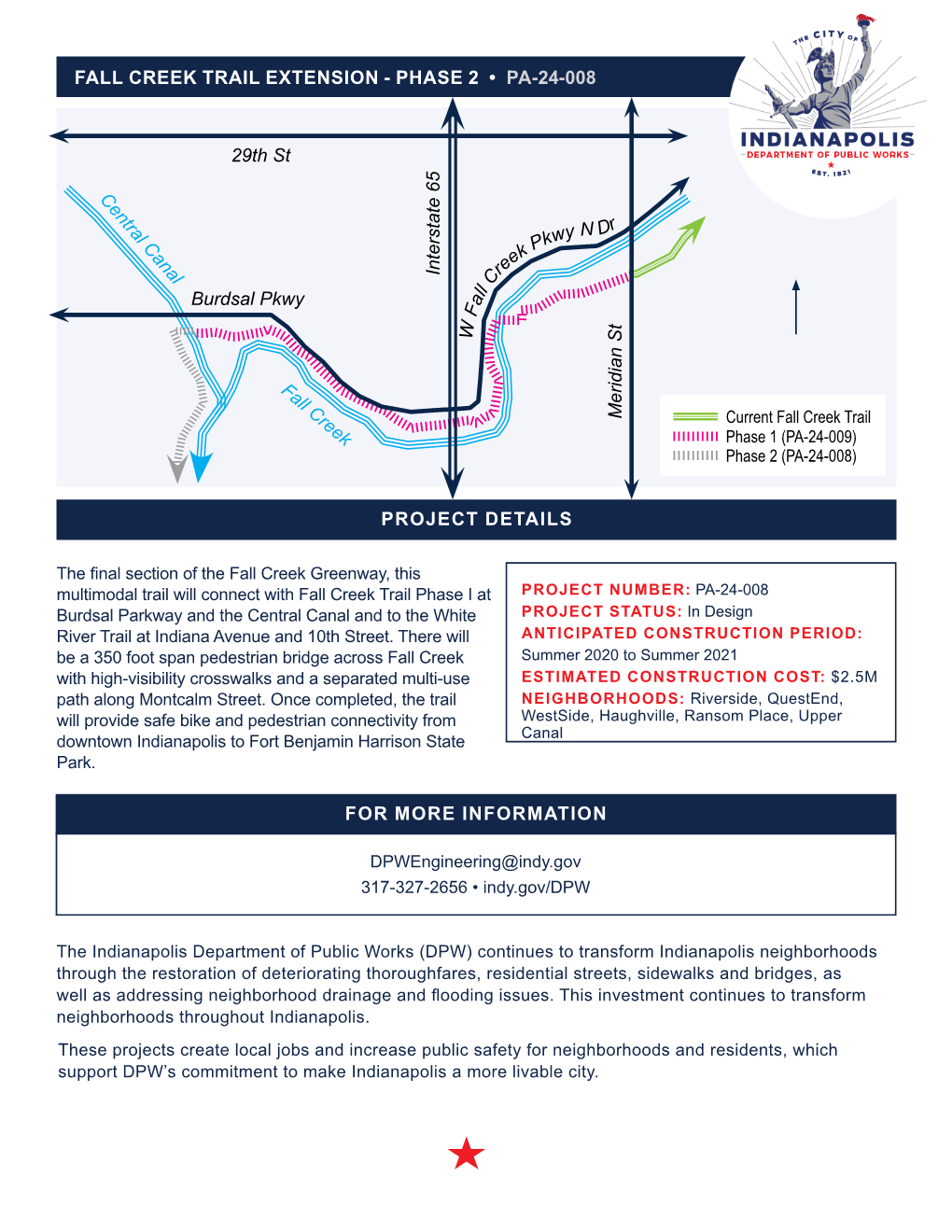 Fall Creek Trail Extension - Phase 2 • Pa-24-008