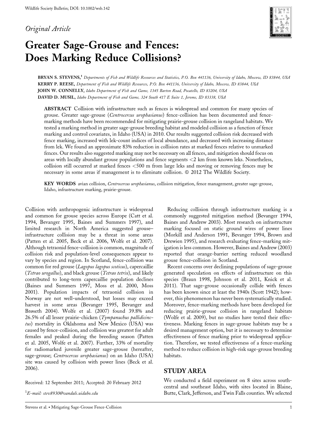 Does Marking Reduce Collisions?