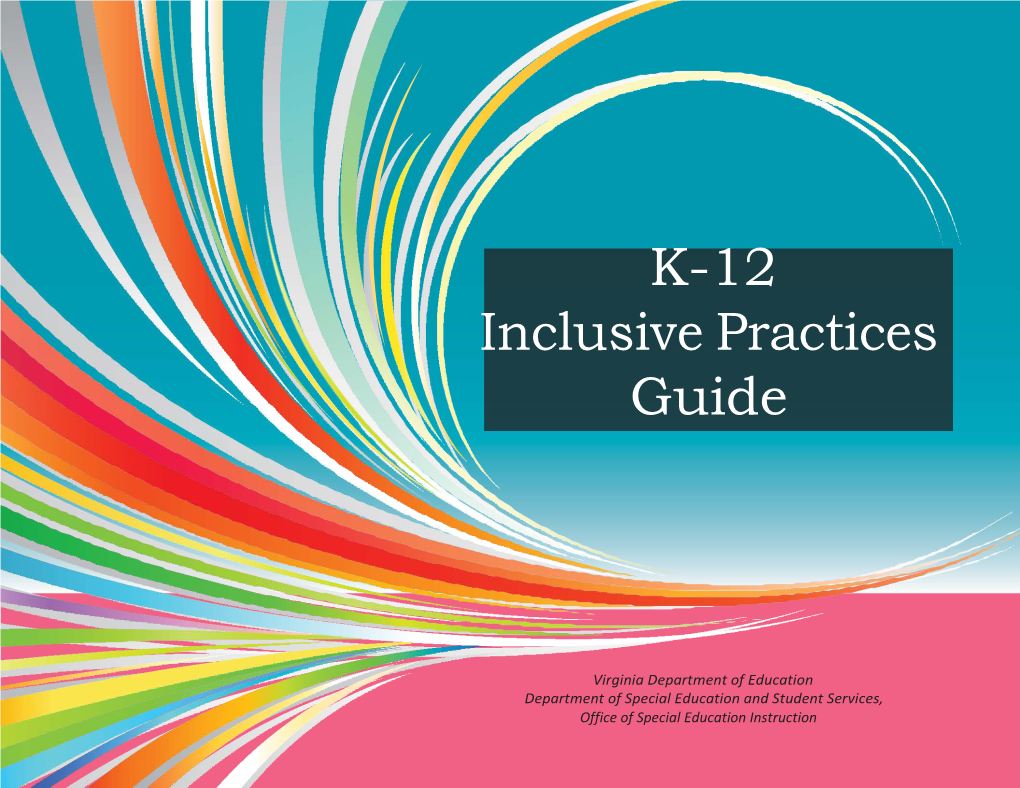 K-12 Inclusive Practices Guide