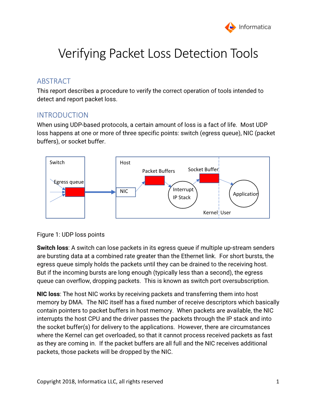 Verifying Packet Loss Detection Tools