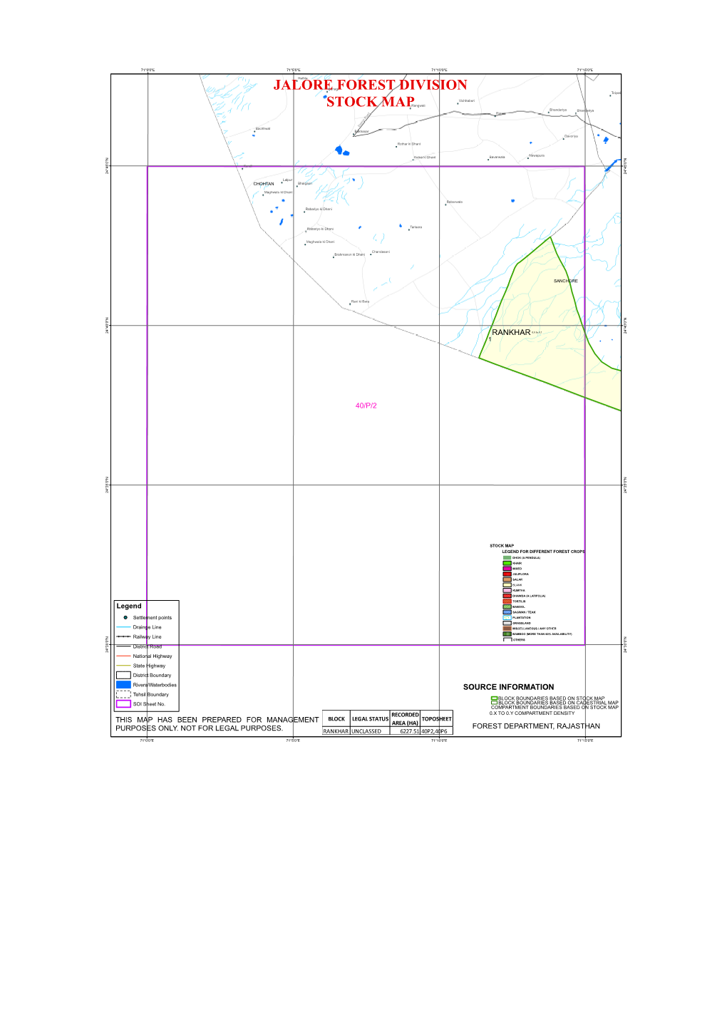 Jalore Forest Division Stock