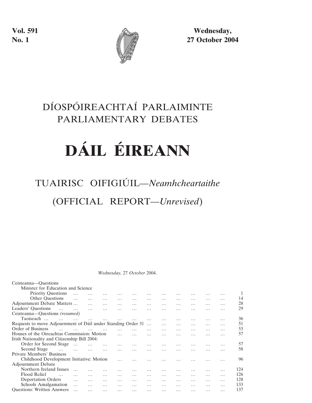 Da´Il E´Ireann