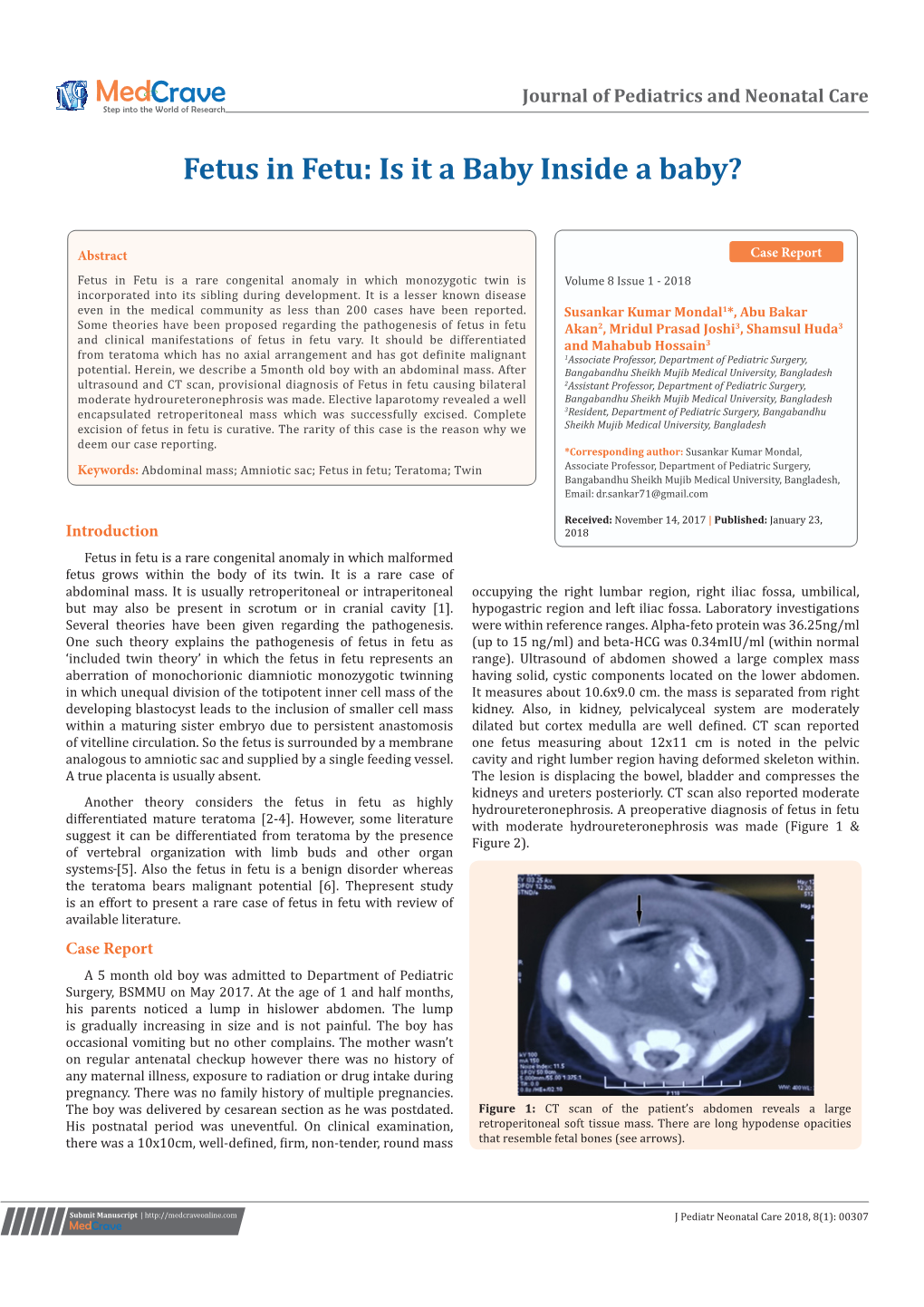 Fetus in Fetu: Is It a Baby Inside a Baby?