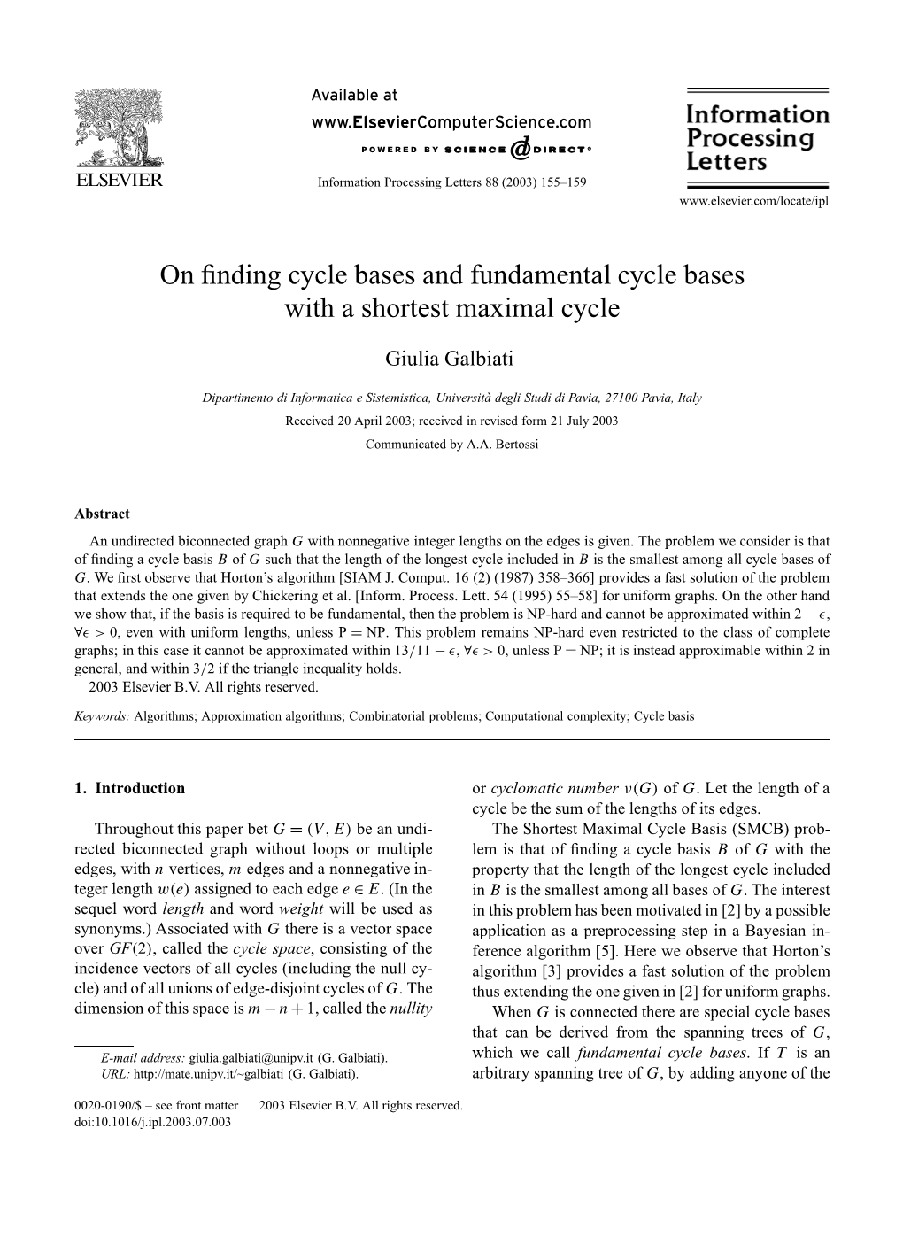 On Finding Cycle Bases and Fundamental Cycle Bases with a Shortest Maximal Cycle