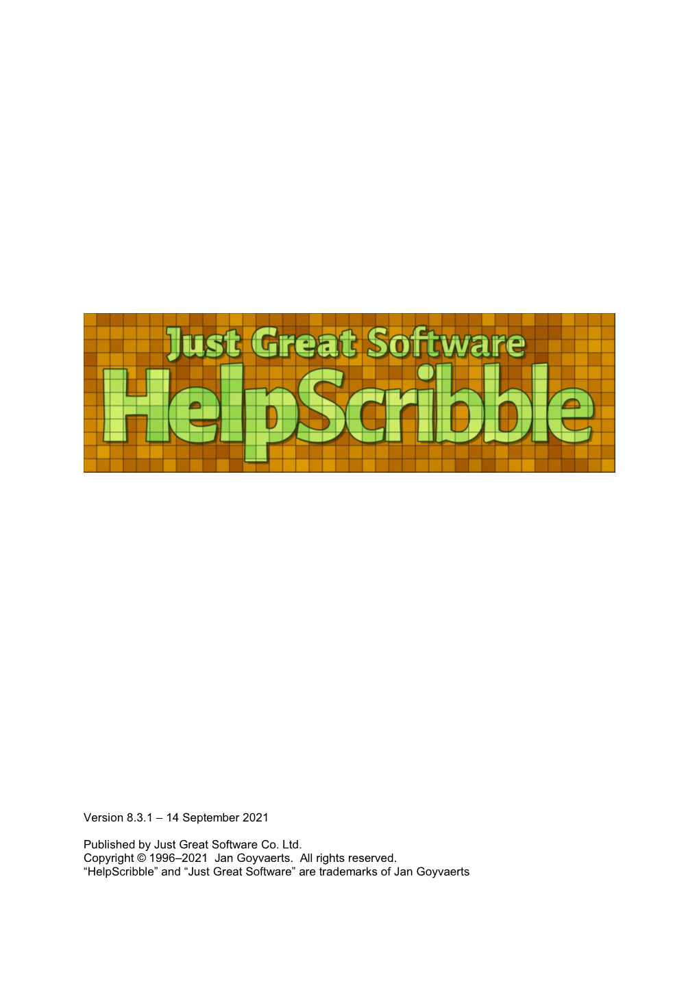 Helpscribble Manual in PDF Format