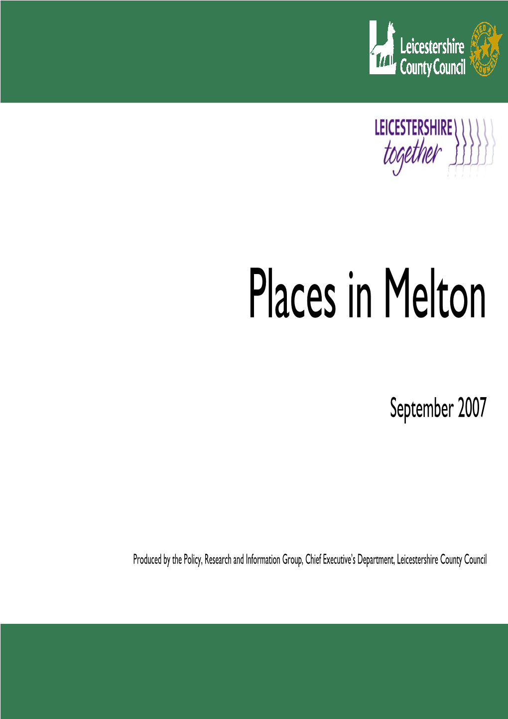 Places in Melton
