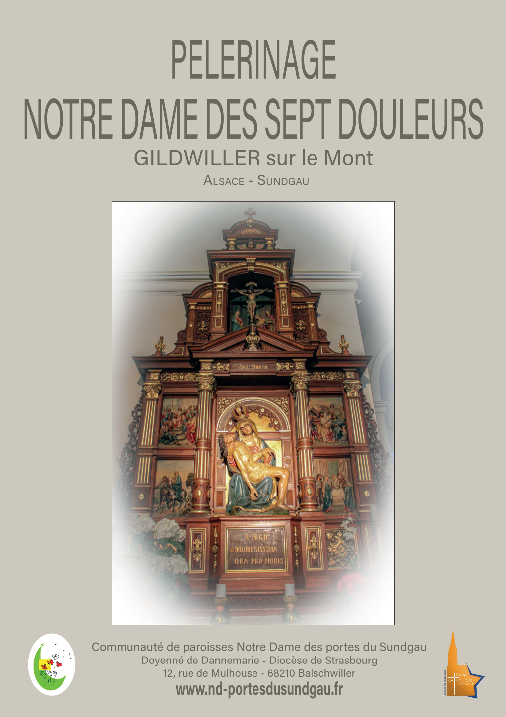 NOTRE DAME DES SEPT DOULEURS GILDWILLER Sur Le Mont Alsace - Sundgau