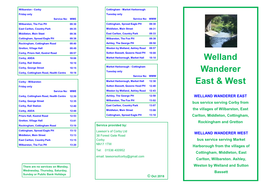 Welland Wanderer East & West
