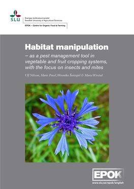 Habitat Manipulation
