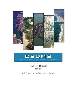 CSDMS Annual Report 2016