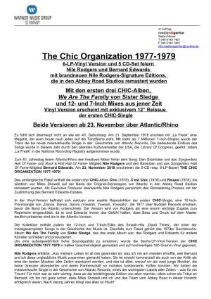 The Chic Organization 1977-1979
