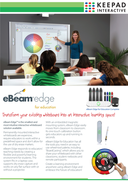 Transform Your Existing Whiteboard Into an Interactive Learning Space!