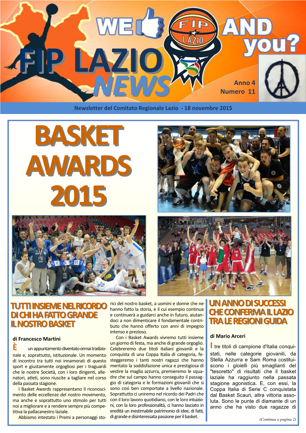 FIP Lazio News Anno 4 N°11