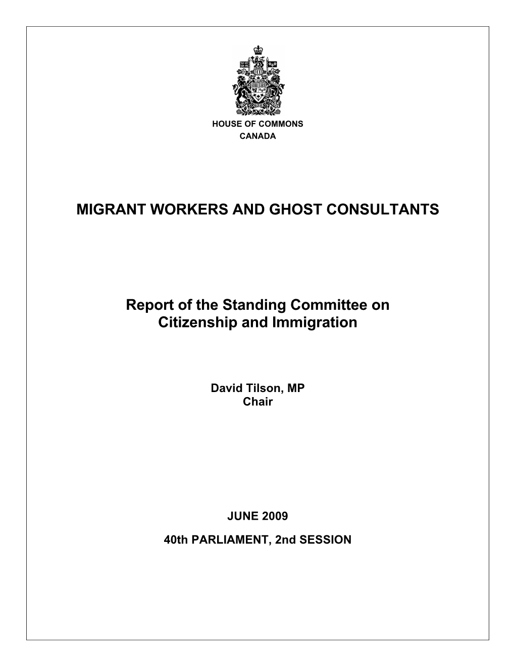 Migrant Workers and Ghost Consultants