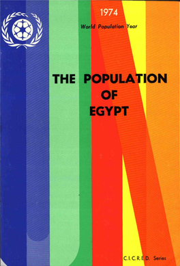 The Population of Egypt •*'.•""