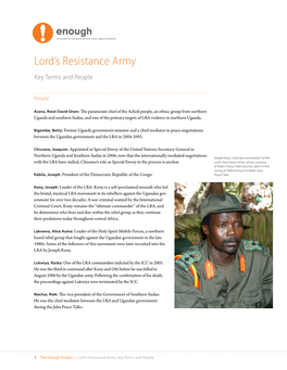 Lord's Resistance Army