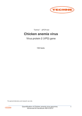 Chicken Anemia Virus Virus Protein 2 (VP2) Gene