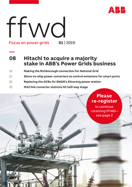 — 08 Hitachi to Acquire a Majority Stake in ABB's Power Grids Business