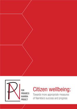 Citizen Wellbeing: Towards More Appropriate Measures of Namibia's Success and Progress