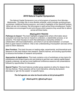 2019 Natural Capital Symposium
