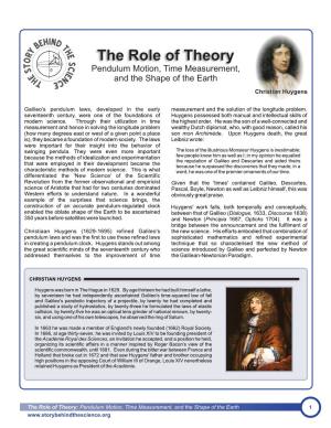 The Role of Theory O