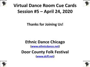 International Folk Dance Program for Central Baptist Village