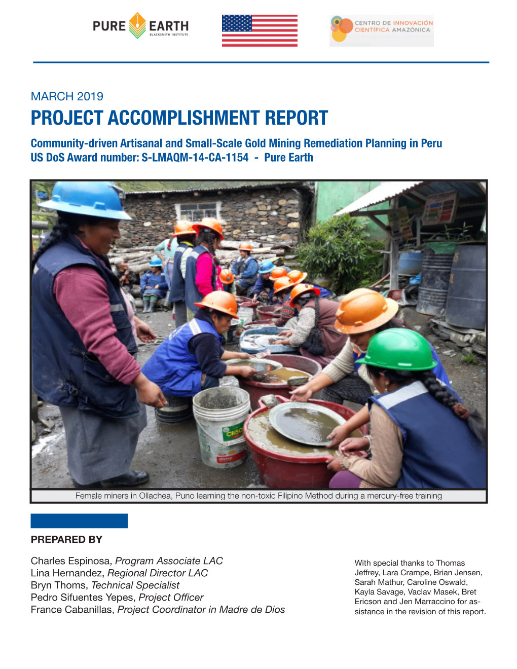 Project Accomplishment Report