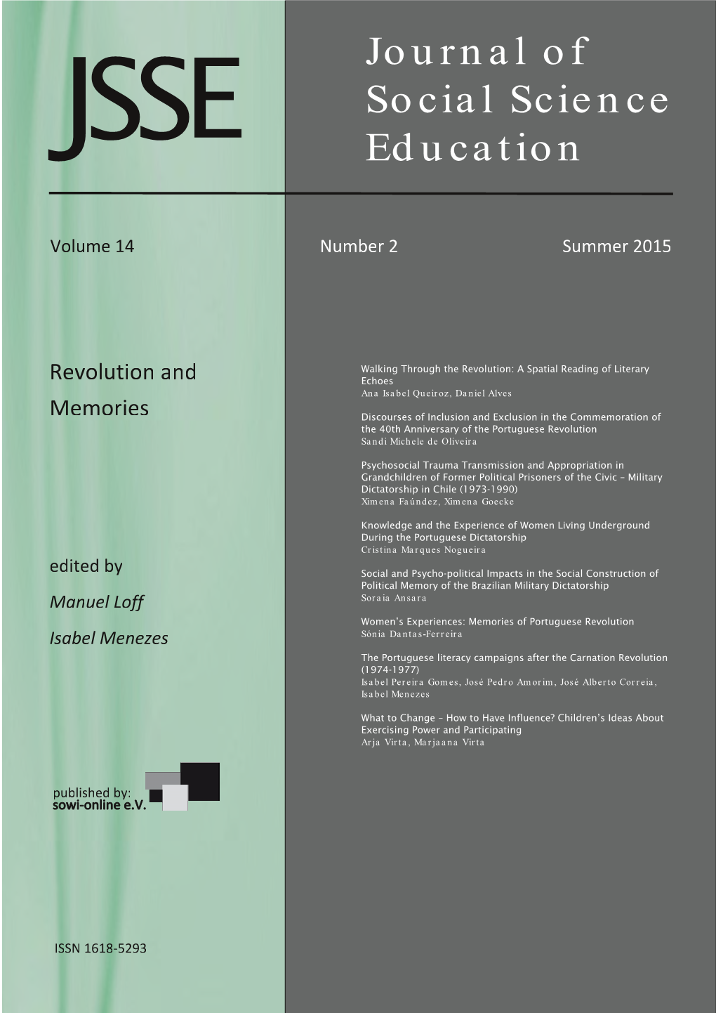 JSSE Journal of Social Science Education