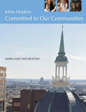 Committed to Our Communities – Maryland and Beyond