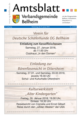 Verein Für Deutsche Schäferhunde OG Bellheim Einladung Zum Kesselfleischessen Samstag, 27