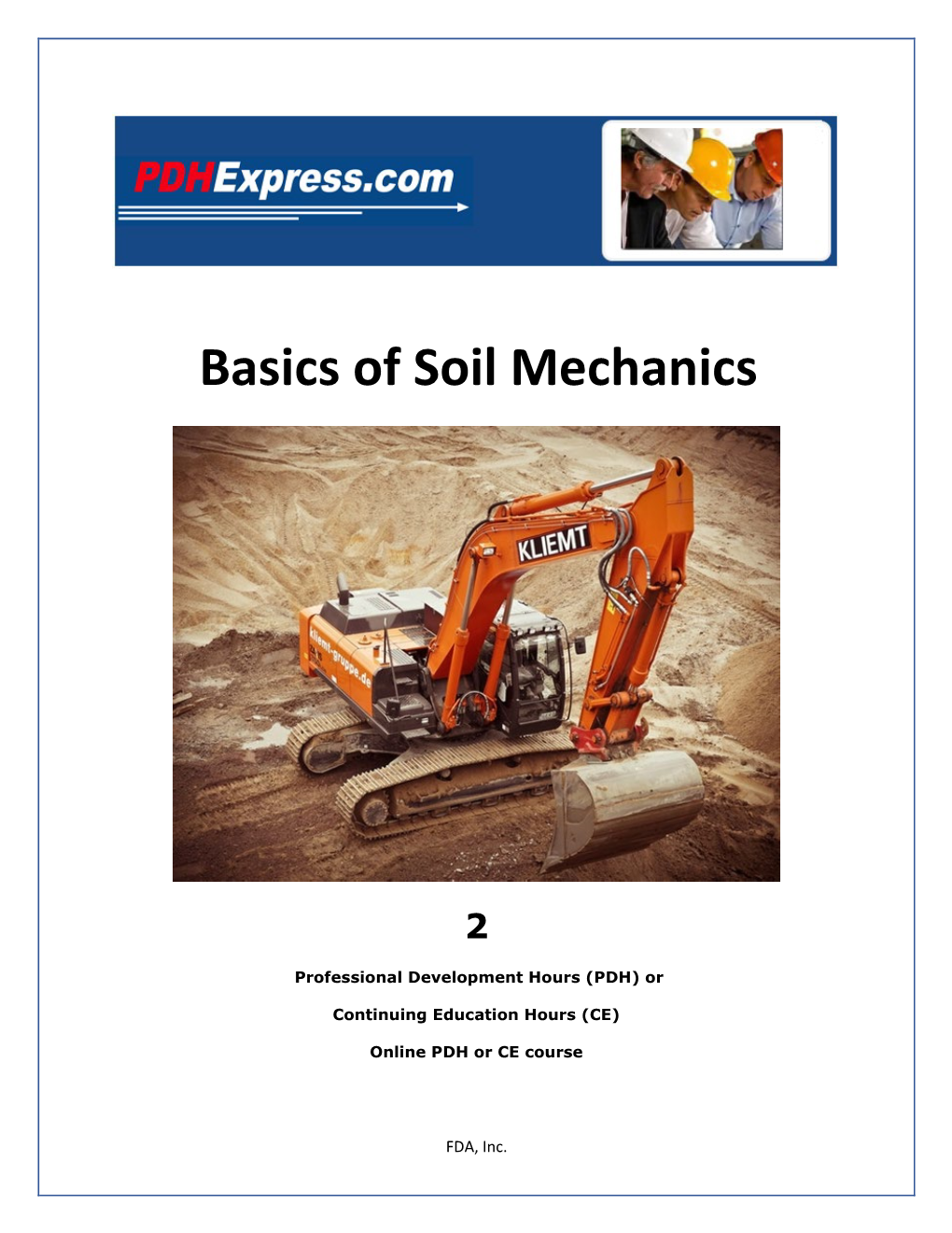 Basics of Soil Mechanics