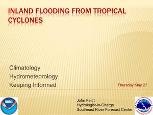 Inland Flooding from Tropical Cyclones