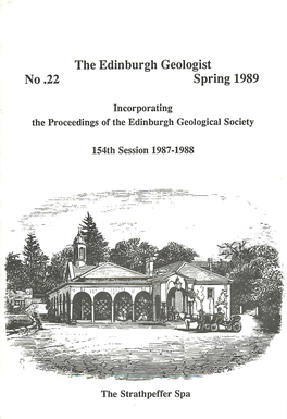 Edinburgh Geologist No. 22. Spring 1989