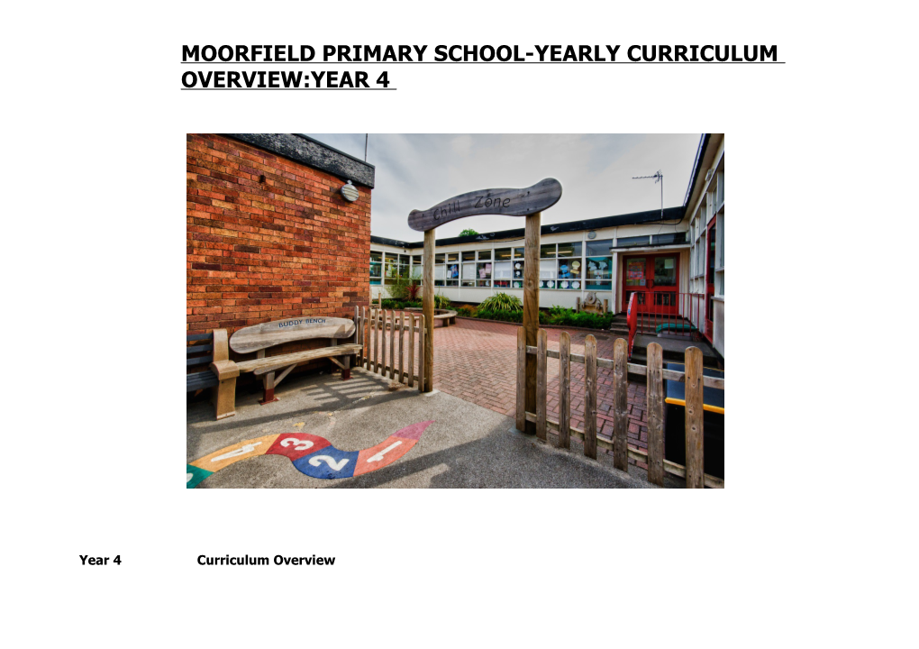 Moorfield Primary School-Yearly Curriculum Overview:Year 4