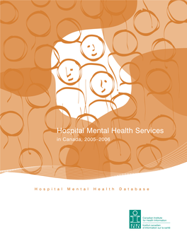 Hospital Mental Health Services in Canada, 2005–2006