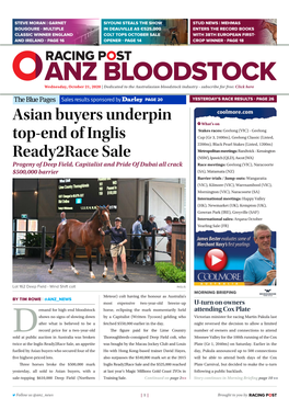 Asian Buyers Underpin Top-End of Inglis Ready2race Sale | 2 | Wednesday, October 21, 2020