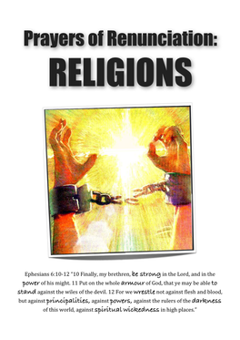 Prayers of Renunciation: RELIGIONS