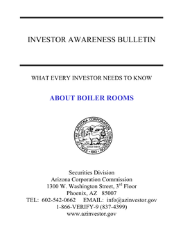 How Boiler Rooms Operate