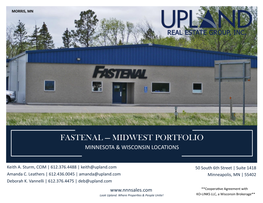 Fastenal — Midwest Portfolio Minnesota & Wisconsin Locations