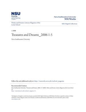 Treasures and Dreams 2006-1-5 Nova Southeastern University