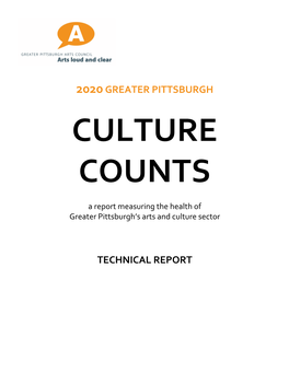 2020Greater Pittsburgh Technical Report
