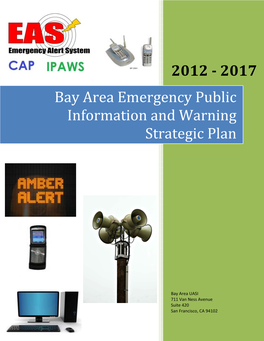 Bay Area Emergency Public Information and Warning Strategic Plan
