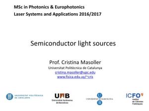 Basics of Semiconductor Lasers