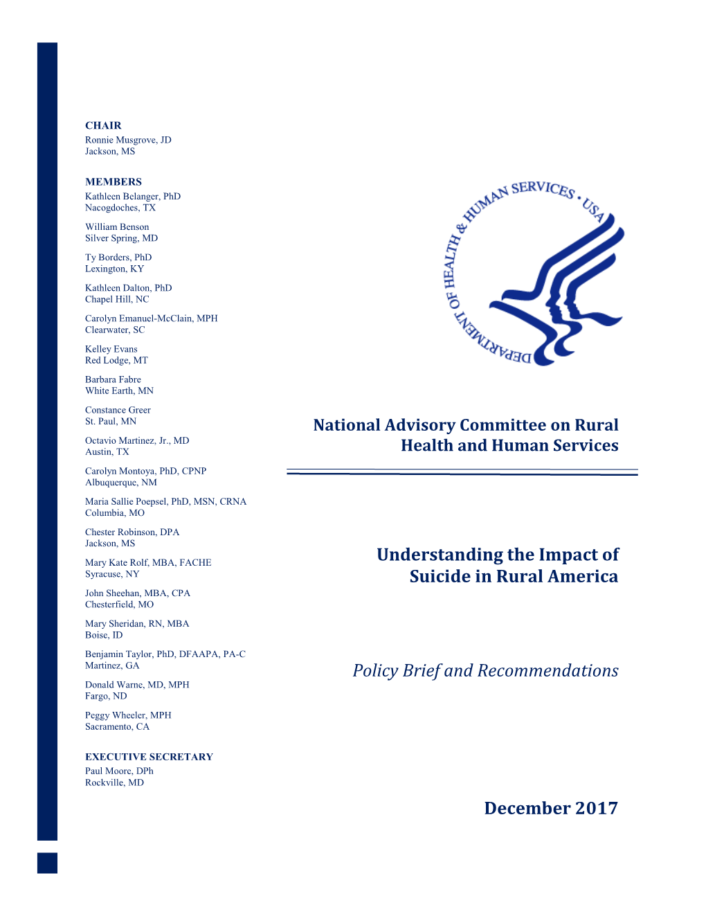 Understanding the Impact of Suicide in Rural America