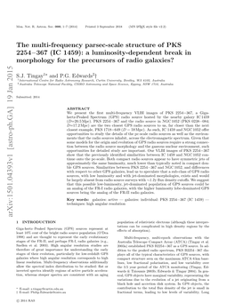The Multi-Frequency Parsec-Scale Structure of PKS 2254−367