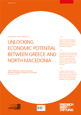 Unlocking Economic Potential Between Greece and North Macedonia ﻿
