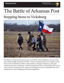 The Battle of Arkansas Post: Stepping Stone to Vicksburg