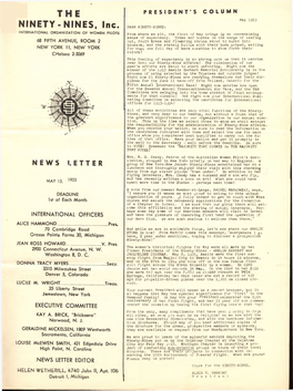 May 1955 NINETY-NINES, Inc