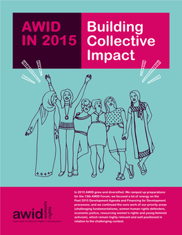 AWID in 2015 Building Collective Impact